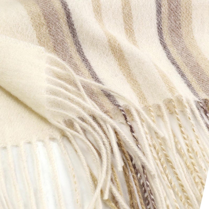 SKNSOFT Winter Wool Plaid Scarf for Men,Women Fashion Tartan Wrap Checkered Scarves - Image 3